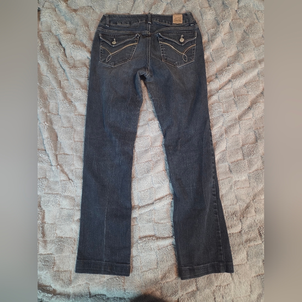 Paris Blues Kids Girls Size 9 Dark Blue Jeans - Picture 9 of 11